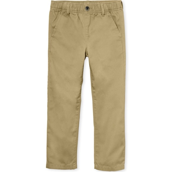 Boys Stitched Chino Pant - Khaki main image 1